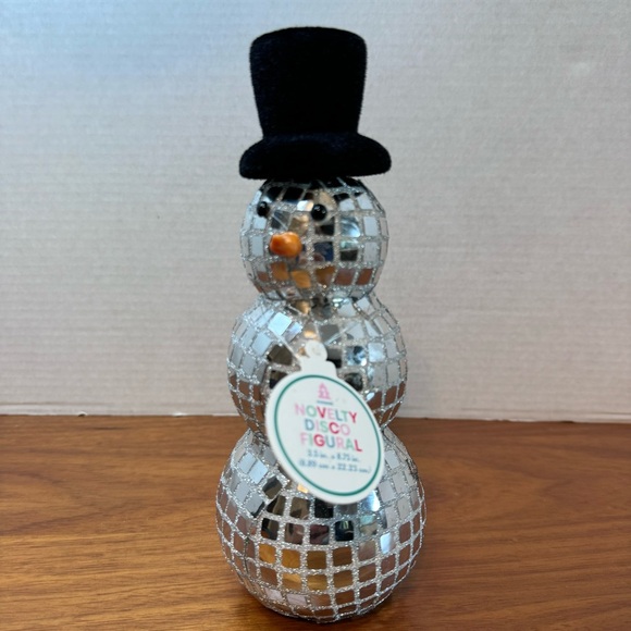 NEW 2024 Target Bullseye Disco Snowman 8.75" Tall Christmas - Picture 1 of 7